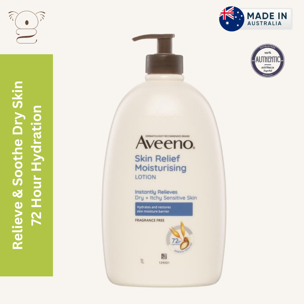 Aveeno Skin Relief Moisturising Fragrance Free Body Lotion 1L