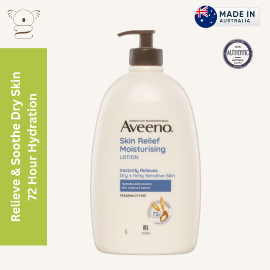 Aveeno Skin Relief Moisturising Fragrance Free Body Lotion 1L