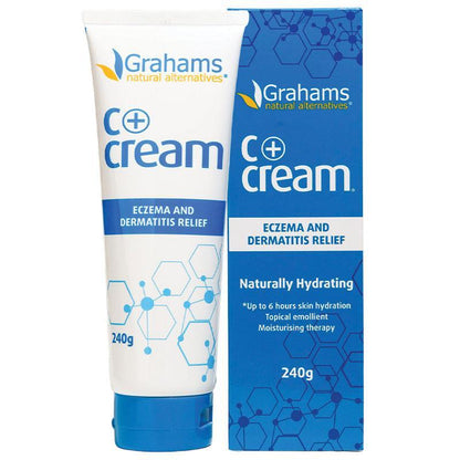 Grahams C+ Cream Eczema Dermatitis Relief Natural Formula