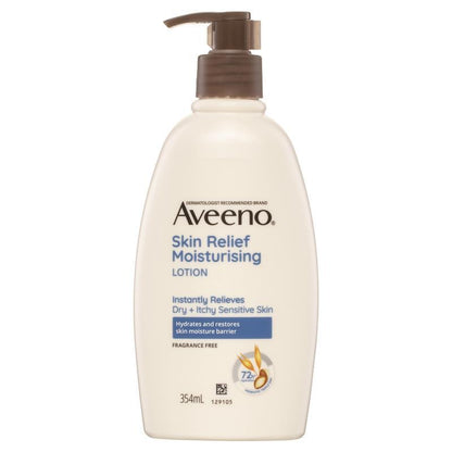 Aveeno Skin Relief Moisturising Fragrance Free Body Lotion 1L