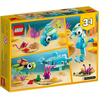 LEGO® Creator 3in1 Dolphin and Turtle 31128 Toy Blocks