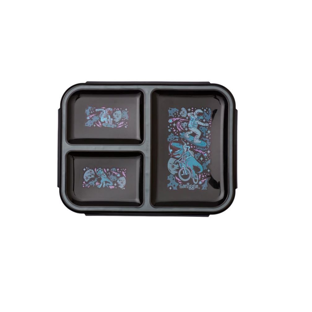 Smiggle Boost Trio Kids Lunchbox 3 Compartments Leak Proof Portable
