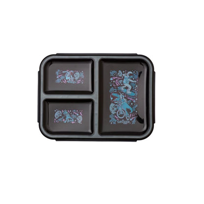 Smiggle Boost Trio Kids Lunchbox 3 Compartments Leak Proof Portable