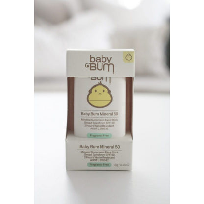 Sun Bum Baby Bum Mineral Sunscreen SPF 50 Lotion Face Stick