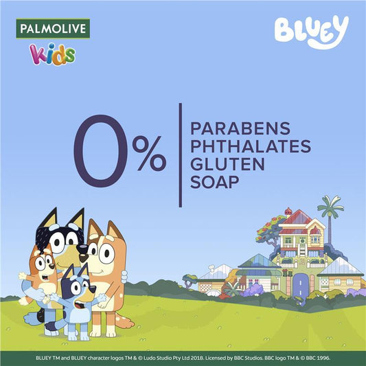 Palmolive Kids Bluey 3 in 1 Body Bath & Hair Shampoo Conditioner Berrylicious Scent