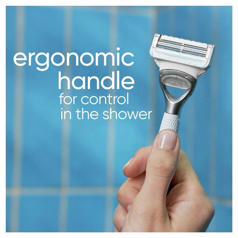 Gillette Venus Women's Bikini Razor Shaver For Pubic Hair & Skin with 2 Blade Refills