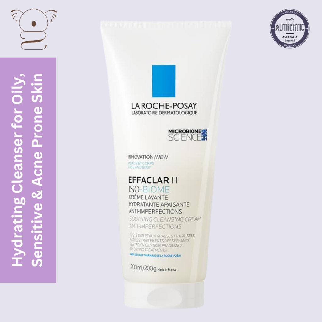 La Roche Posay Effalcar H Iso-Biome Soothing Cleansing Cream Face Cleanser 200ml