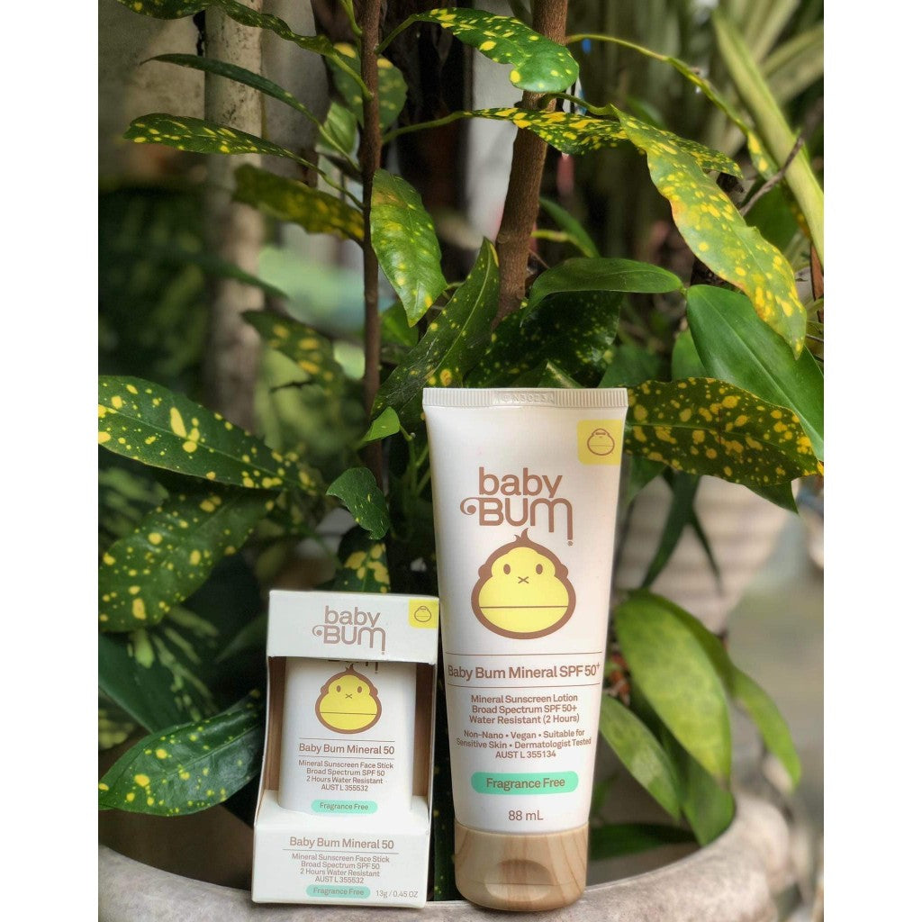 Sun Bum Baby Bum Mineral Sunscreen SPF 50 Lotion Face Stick
