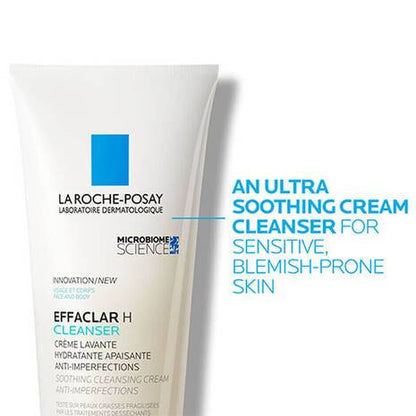 La Roche Posay Effalcar H Iso-Biome Soothing Cleansing Cream Face Cleanser 200ml