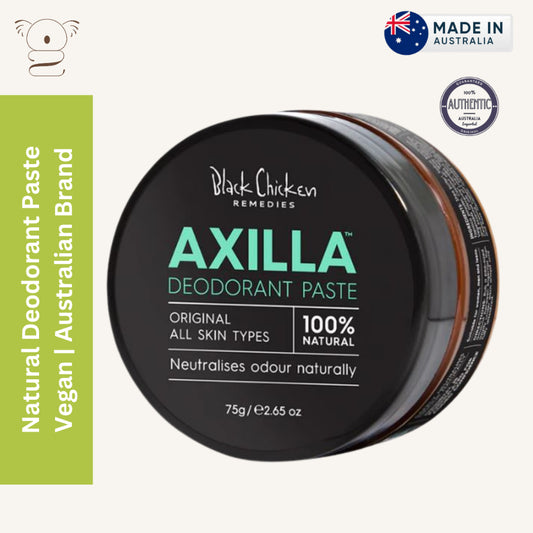 Black Chicken Remedies Axilla Original Natural Organic Deodorant Paste 15g / 75g