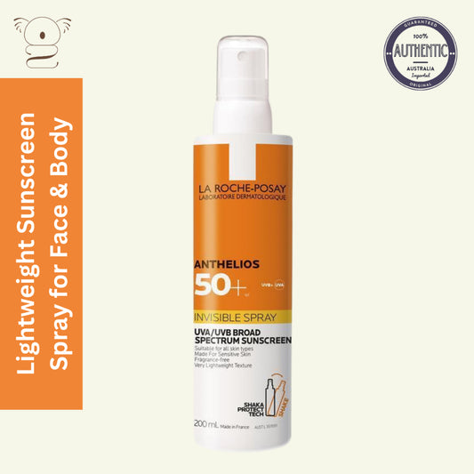 La Roche-Posay Anthelios XL Invisible Spray SPF 50+ UVA/UVB Sunscreen 200ml Sensitive All Skin Types