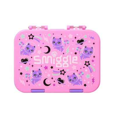 SMIGGLE Away Small Happy Bento Lunchbox Food Storage School Girl Boy
