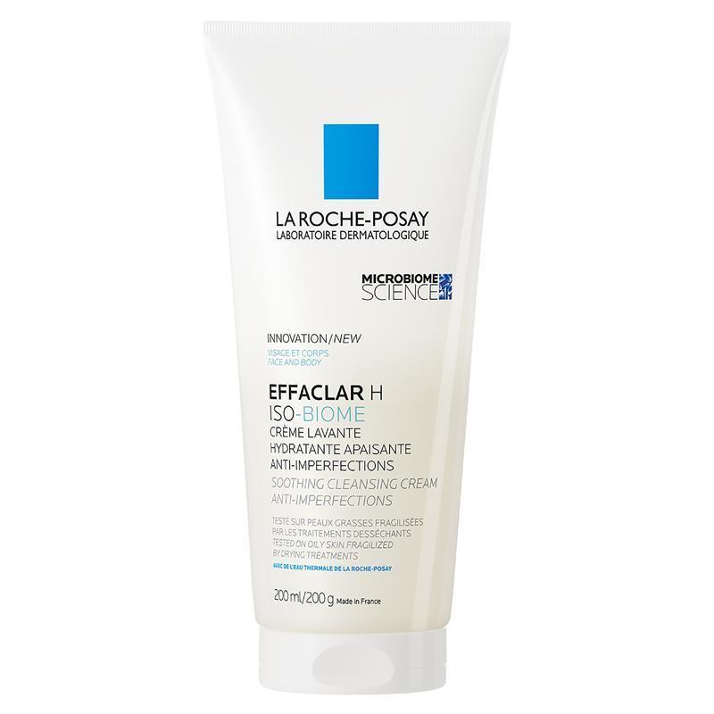 La Roche Posay Effalcar H Iso-Biome Soothing Cleansing Cream Face Cleanser 200ml