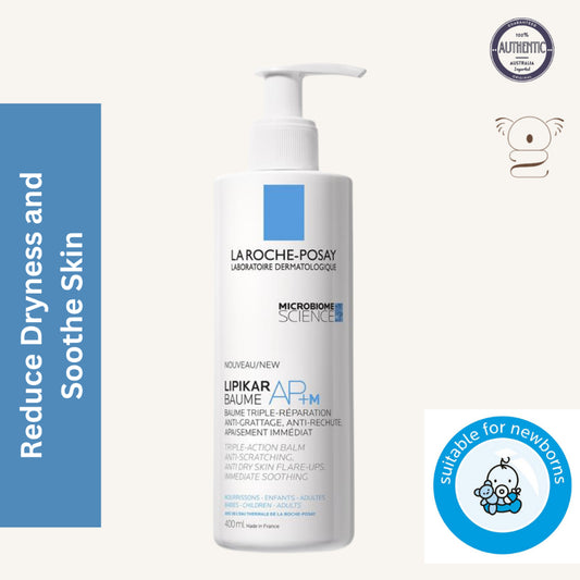 LA ROCHE POSAY Lipikar Baume Triple-Action Balm - Anti-Scratching, Anti Dry Skin Flare-Ups 400ml