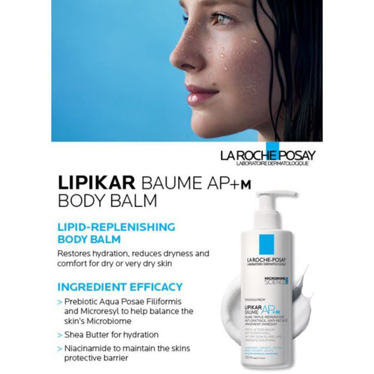LA ROCHE POSAY Lipikar Baume Triple-Action Balm - Anti-Scratching, Anti Dry Skin Flare-Ups 400ml