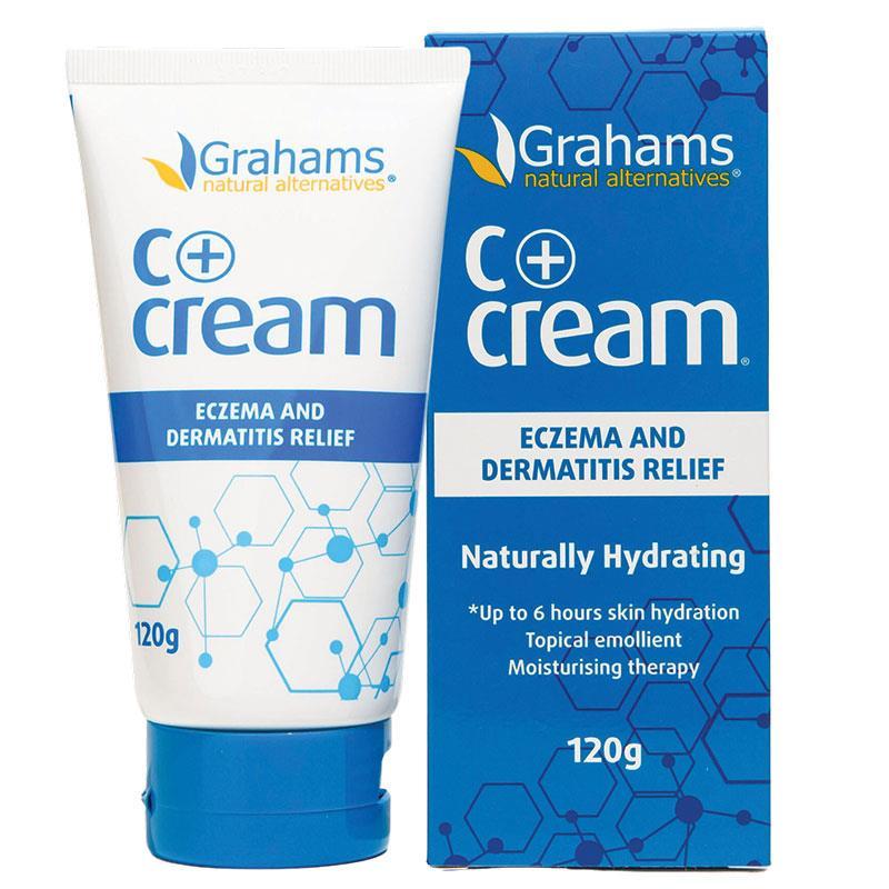 Grahams C+ Cream Eczema Dermatitis Relief Natural Formula