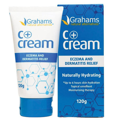 Grahams C+ Cream Eczema Dermatitis Relief Natural Formula