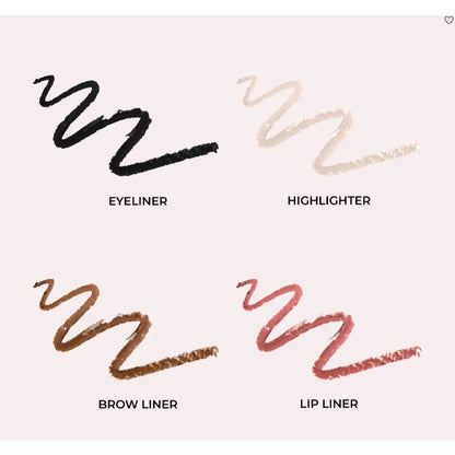 McoBeauty Super Pen 4-in-1 Liner Eye Brow Highlighter Lip