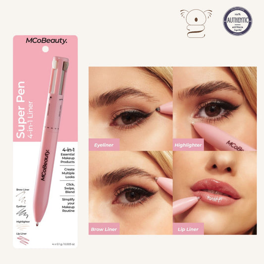 McoBeauty Super Pen 4-in-1 Liner Eye Brow Highlighter Lip