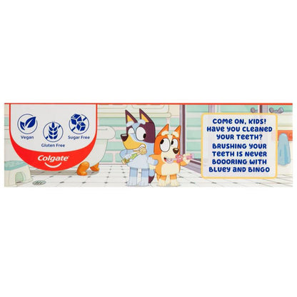Colgate Kids Junior Bluey Mild Mint Gel Toothpaste 2-5 Years