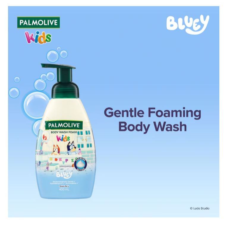 Palmolive Kids Bluey Cherry Berry Body Wash 400ml