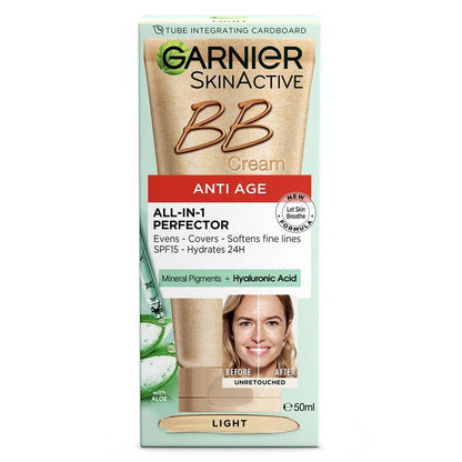 Garnier Skinactive BB Cream All-In-One Perfector Oil Free SPF 25 Anti Age Classic Combination 50mL