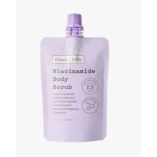 Frank Body Niacinamide Body Scrub Exfoliating Smoothing Calming Sulphate-free