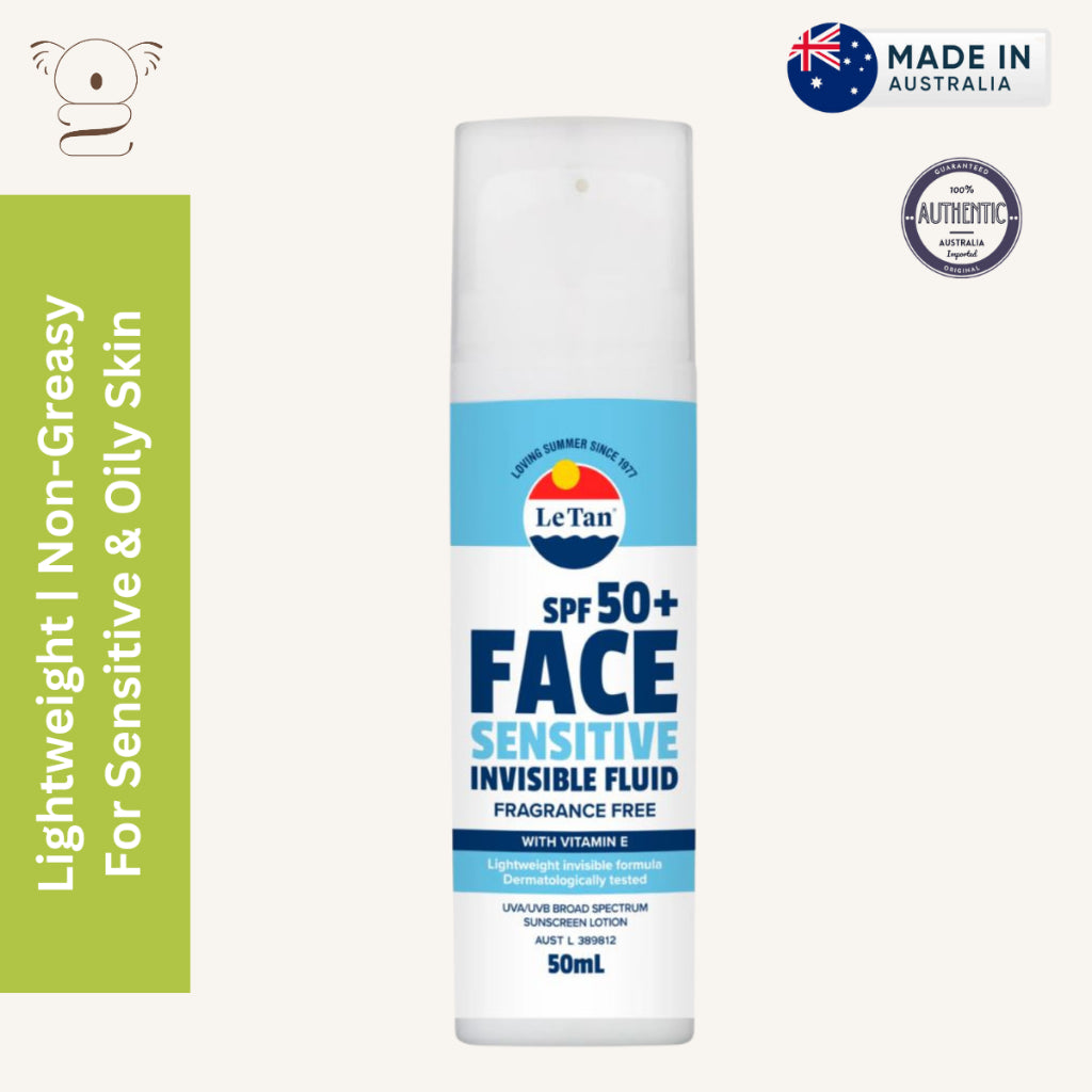 LE TAN SPF50+ Sensitive Face Invisible Fluid 50ml