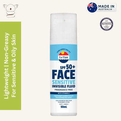 LE TAN SPF50+ Sensitive Face Invisible Fluid 50ml