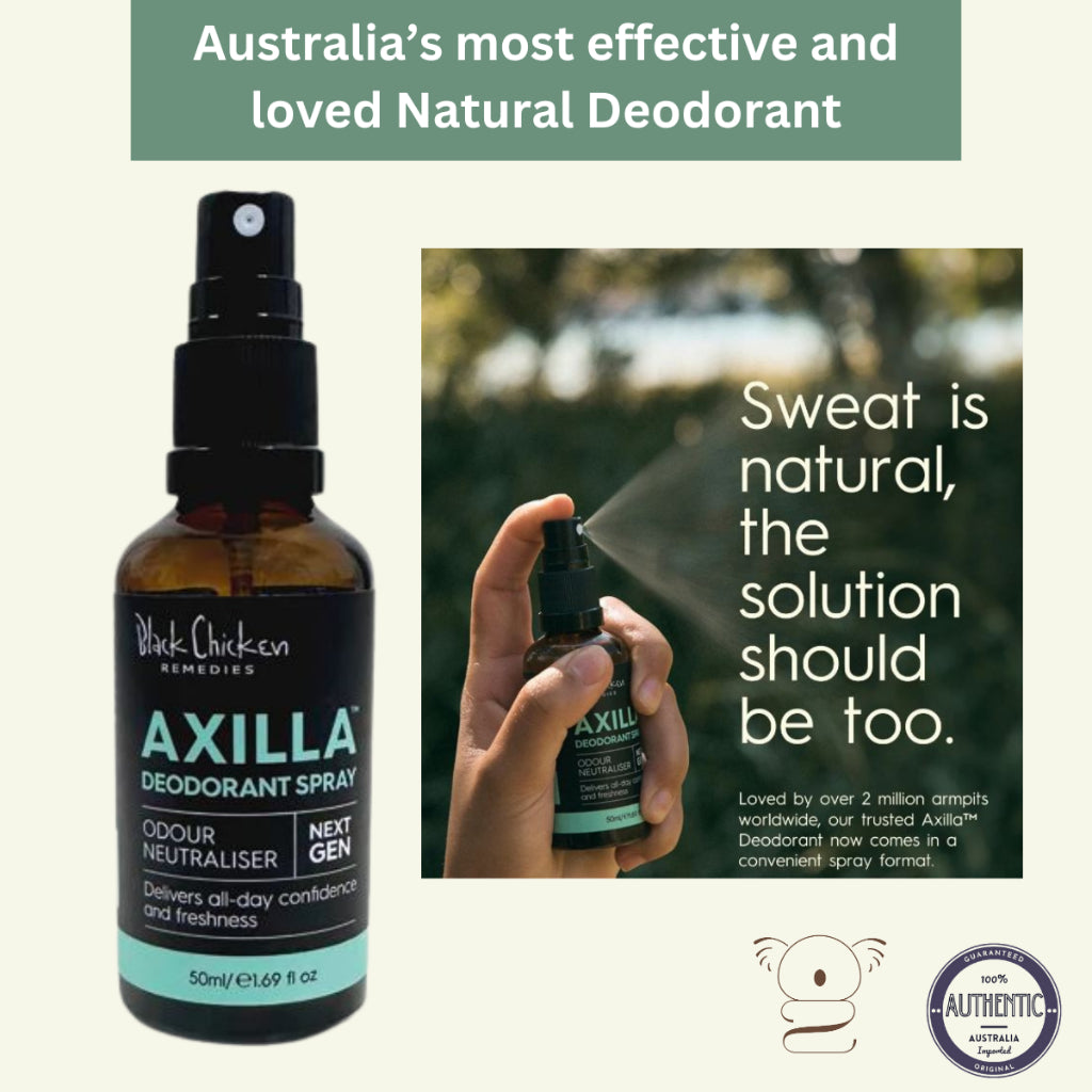 Black Chicken Remedies Axilla Natural Deodorant Spray 50ml