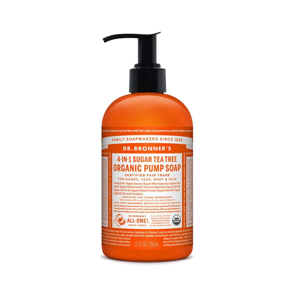 Dr. Bronner's Organic Sugar Soap Pump 355mL