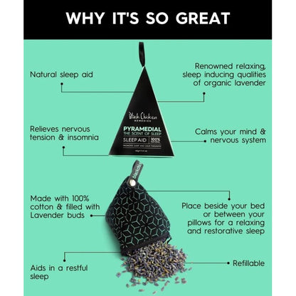Black Chicken Remedies Pyramedial - The Scent of Sleep - Fresh Lavender Pouch Aromatherapy