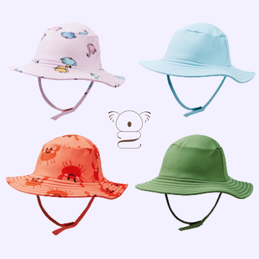 ALDI Lily & Dan Infant Baby Children Boys Girls Brim Swim Hat Various Size 0-6 years old