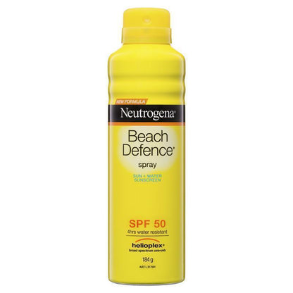 Neutrogena Beach Defence Sun + Water Sunscreen Lotion or Spray SPF 50