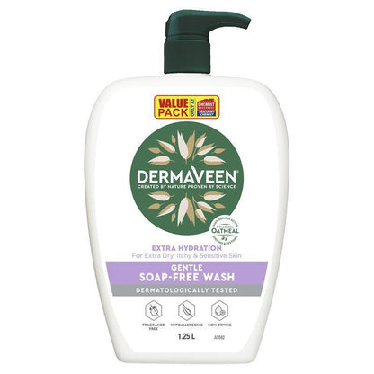 DermaVeen Extra Hydration Gentle Soap Free Wash