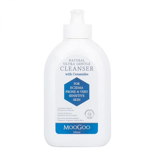 Moogoo Ultra Gentle Face & Body Cleanser with Ceramides 500ml for Super Sensitive Skin