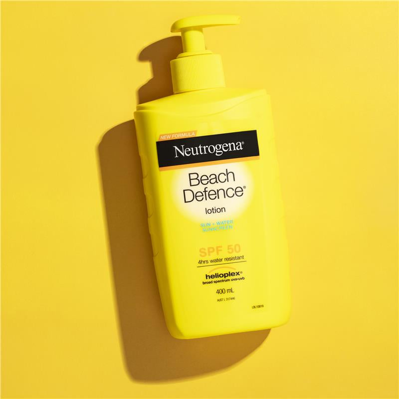 Neutrogena Beach Defence Sun + Water Sunscreen Lotion or Spray SPF 50