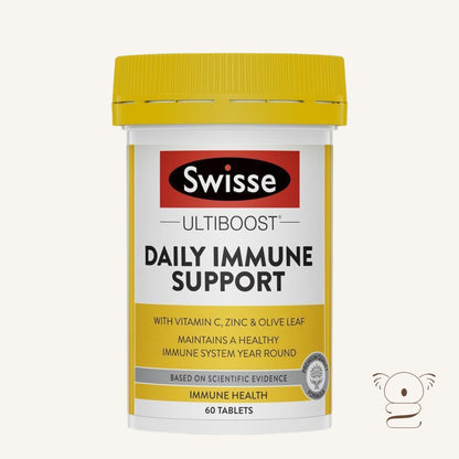 Swisse Ultiboost Daily Immune 60 Tablets Multi-vitamin C Zinc