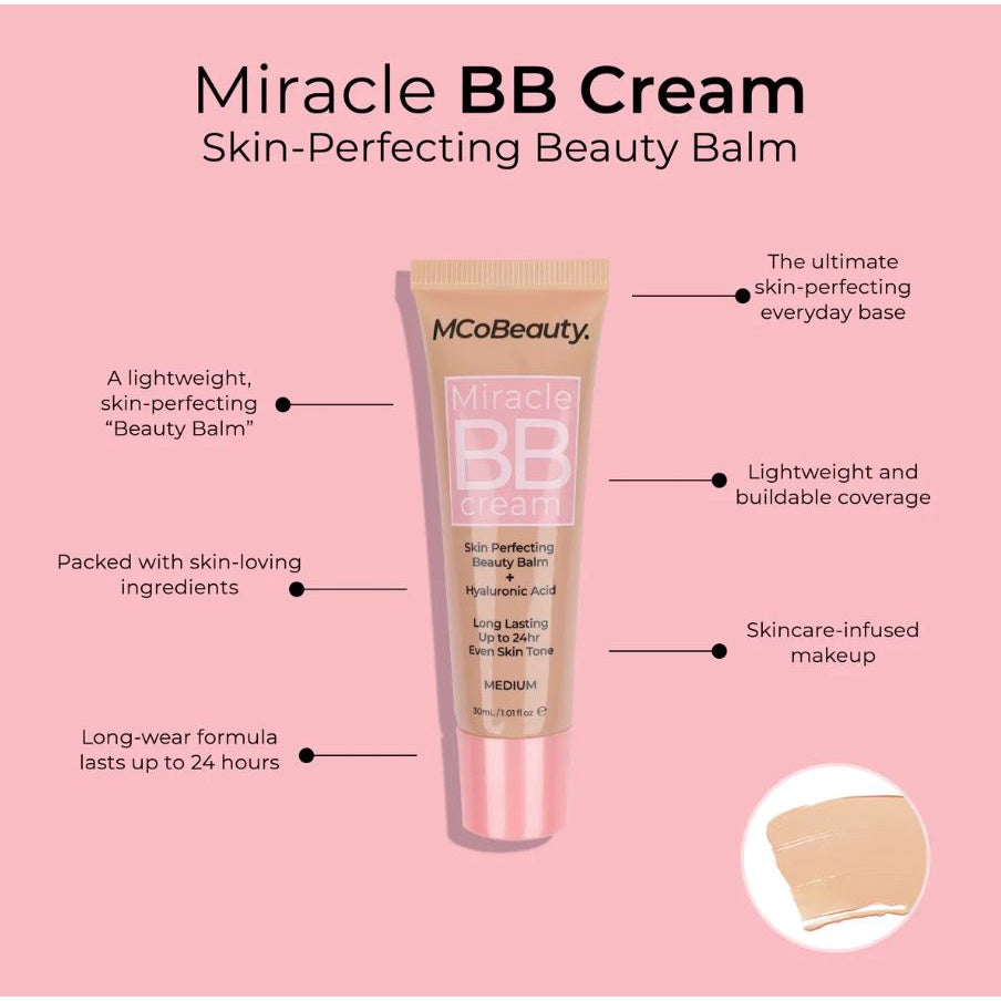 MCoBeauty MIRACLE BB CREAM Skin-Perfecting Beauty Tint Balm Cream