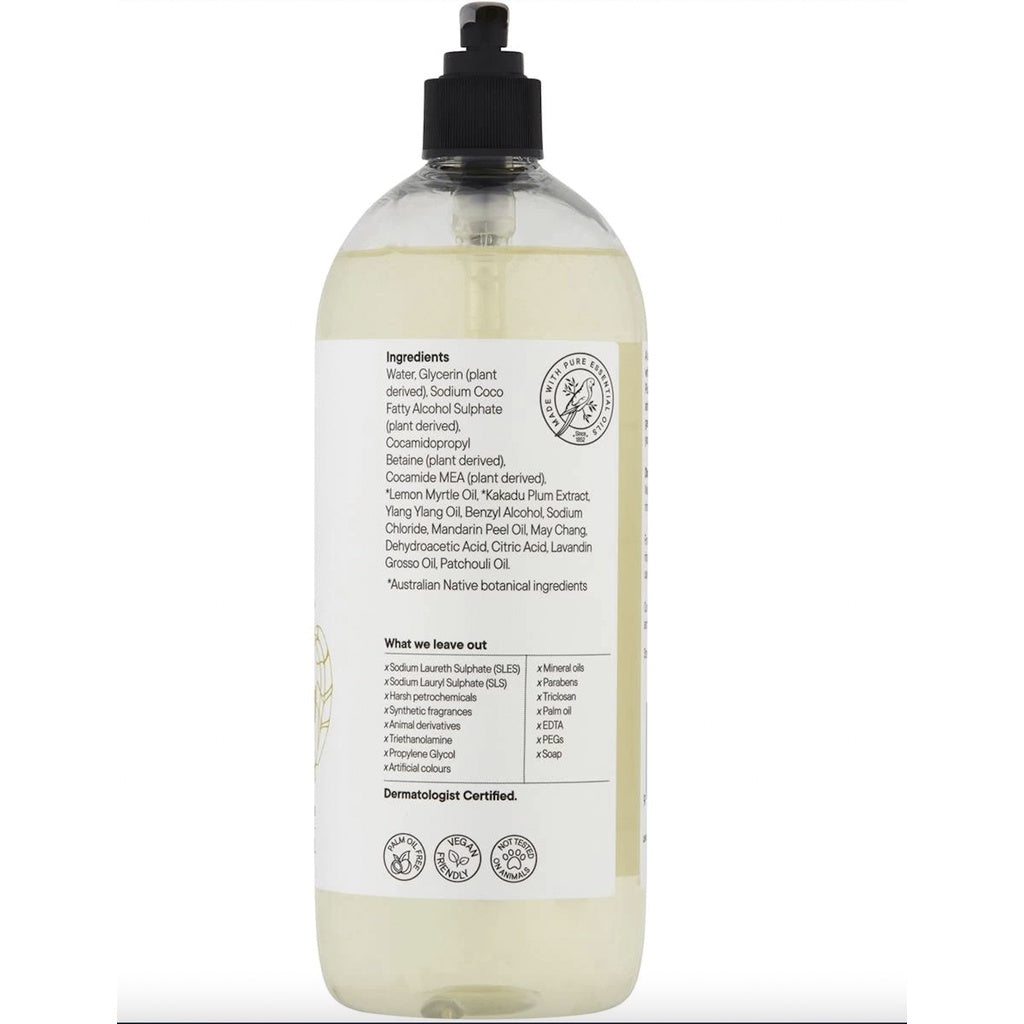 Bosisto's Kakadu Plum & Lemon Myrtle Nourishing Body Wash Australian Brand