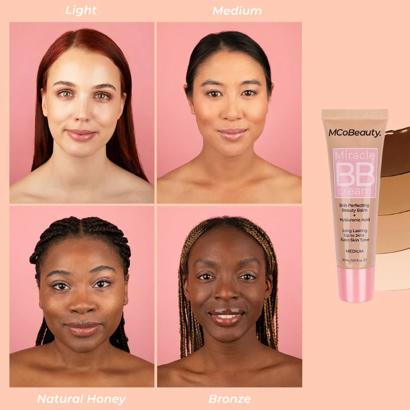 MCoBeauty MIRACLE BB CREAM Skin-Perfecting Beauty Tint Balm Cream