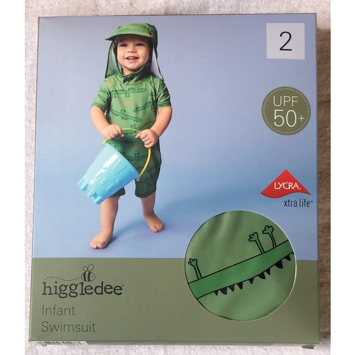 ALDI Higgledee Boys Infant Swimsuit Rashsuit Baby Size 0-2 years old