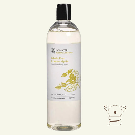 Bosisto's Kakadu Plum & Lemon Myrtle Nourishing Body Wash Australian Brand