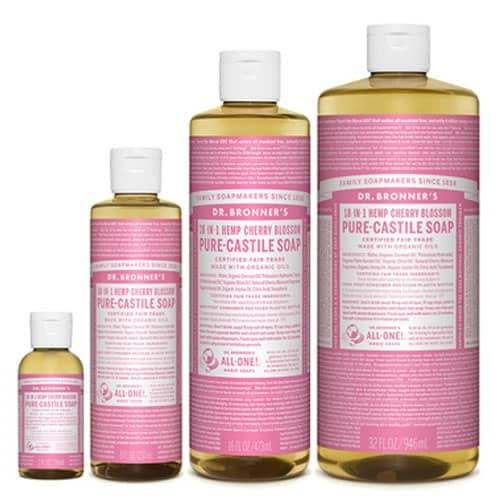 Dr Bronner's 18 in 1 Liquid Castile Soap Cherry Blossom