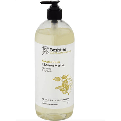 Bosisto's Kakadu Plum & Lemon Myrtle Nourishing Body Wash Australian Brand