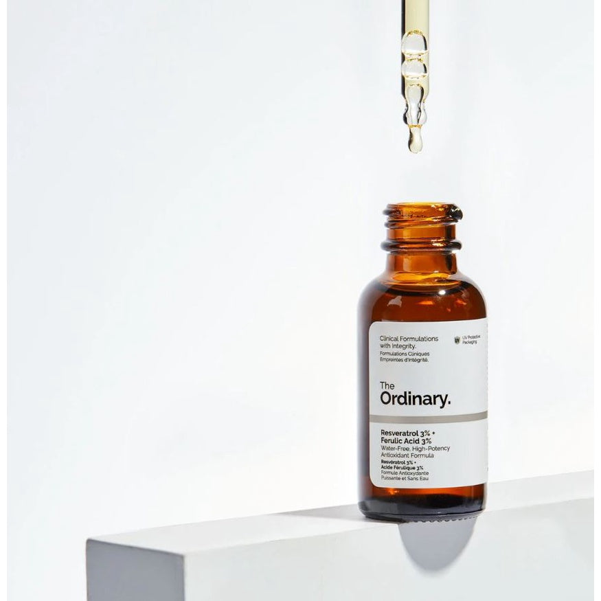The Ordinary Resveratrol 3% + Ferulic Acid 3% 30ml Anti-Aging Antioxidant Dull Skin