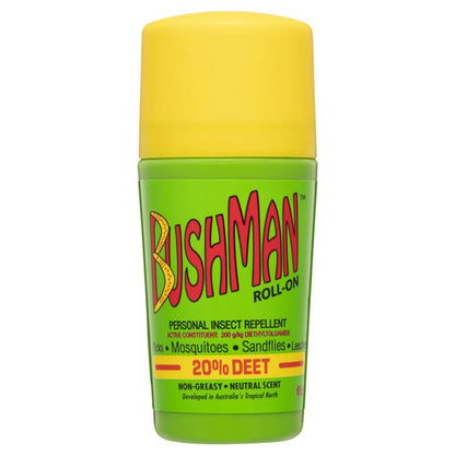 Bushman Plus 20% Deet Mosquito Insect Repellent with Sunscreen Spray Roll-On